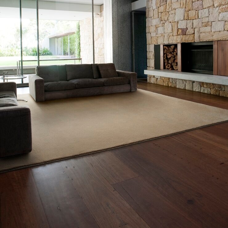 スミノエ 防炎･防音･消臭ラグ スミトロンニューサキソニーラグ 261cm x 261cm