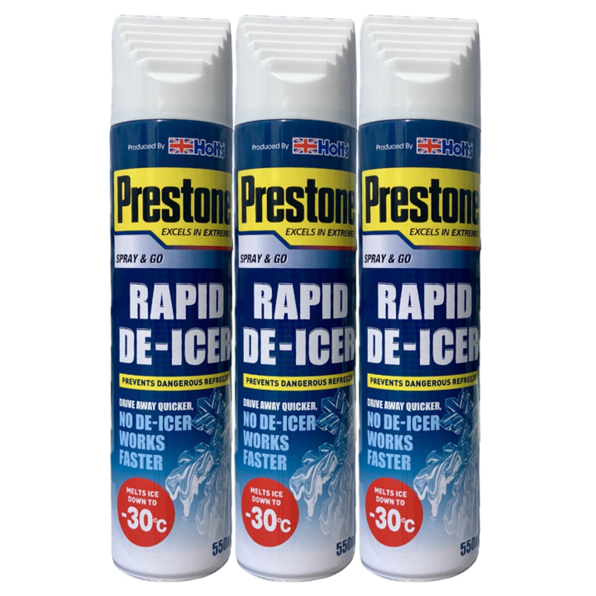 プレストン ディアイサー スプレー解氷剤 550 ml x 3本
