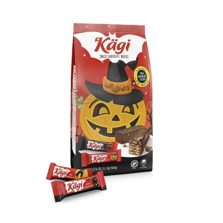 カーギ スイスチョコレートウエハース ハロウィンバッグ 500g カーギ スイスチョコレートウエハース ハロウィンバッグ 500g
