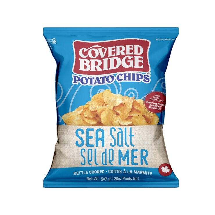 カバードブリッジ ポテトチップス シーソルト味 567g