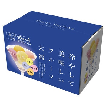 千年屋 冷やして美味しい フルーツ大福 260g x 4袋