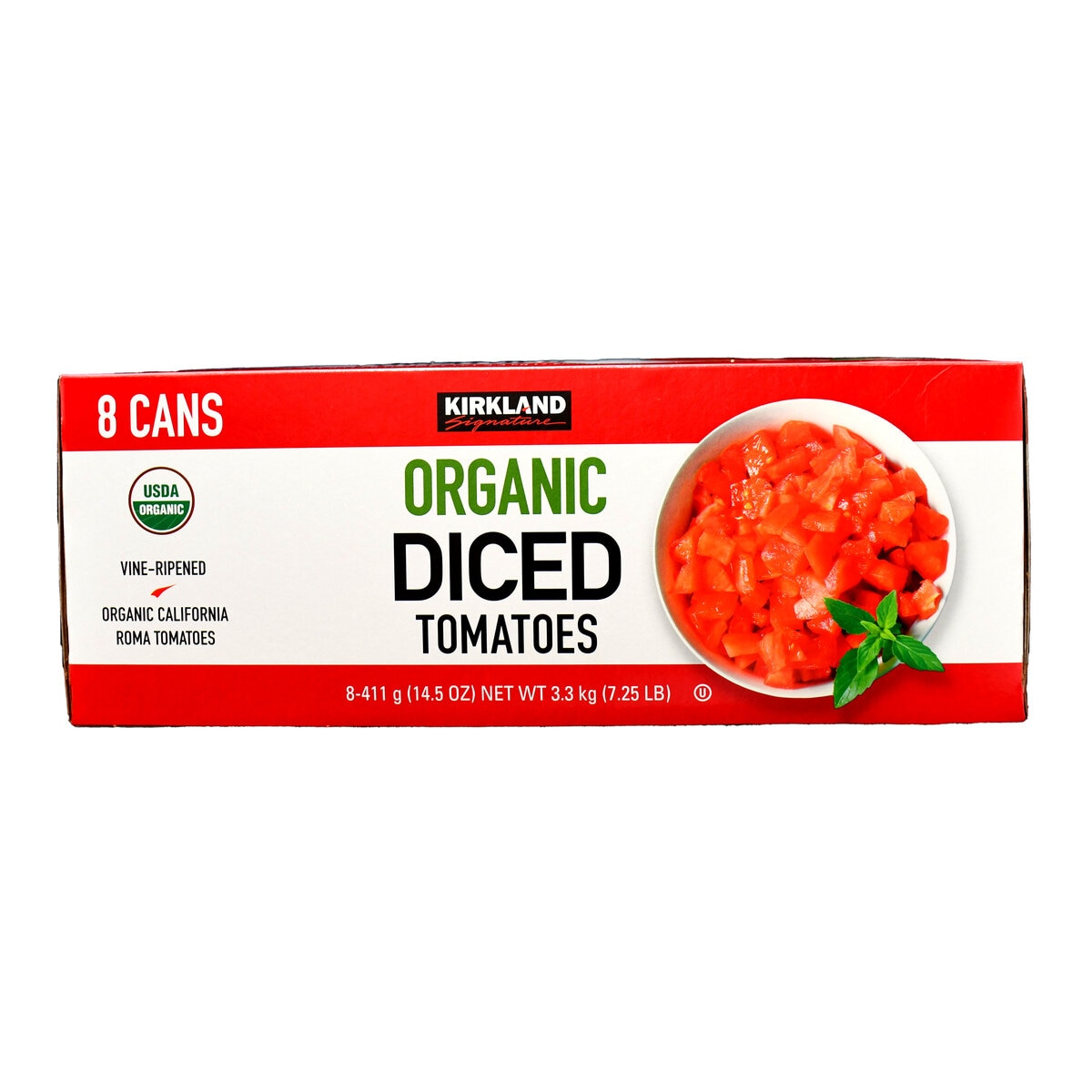 カークランドシグネチャー オーガニック ダイストマト 411g x 8缶