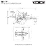 LIFETIME エースフライヤー 飛行機型シーソー (モデル#151110)