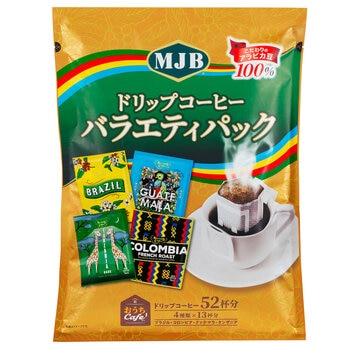 MJBドリップコーヒー バラエティパック 52バッグ