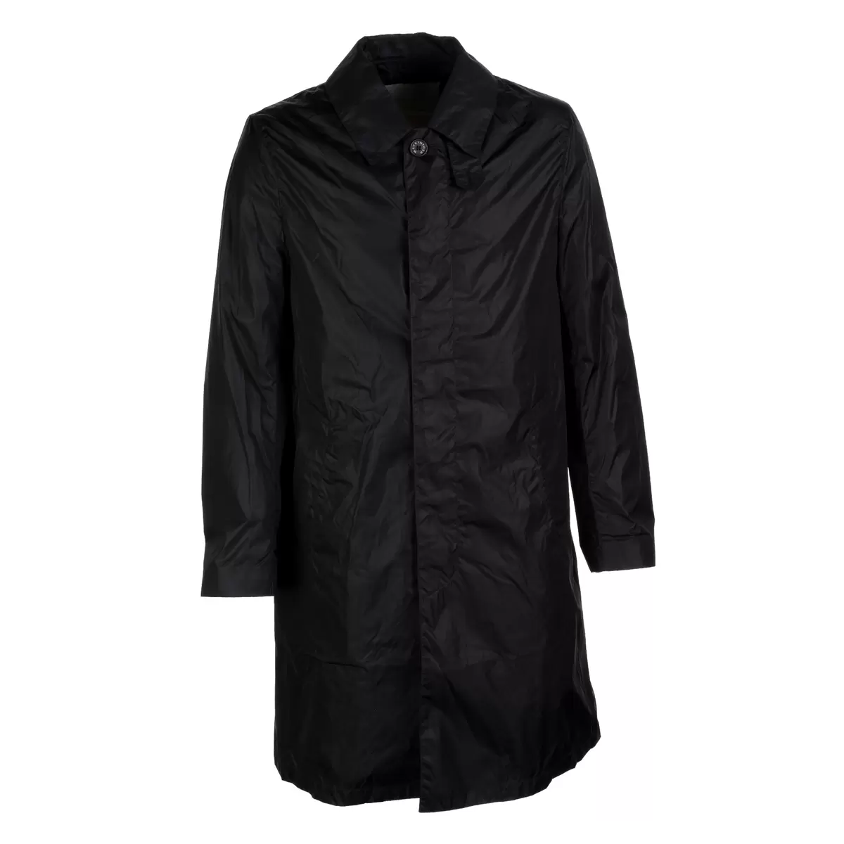 マッキントッシュ メンズ シングルブレステッドコート ナイロン ブラック 44(XXL)