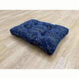 ペットと楽しむシェニール生地ボリュームペットクッション ネイビー