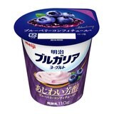明治ブルガリアヨーグルトあじわい芳醇 ブルーベリーコンフィチュール110gx12