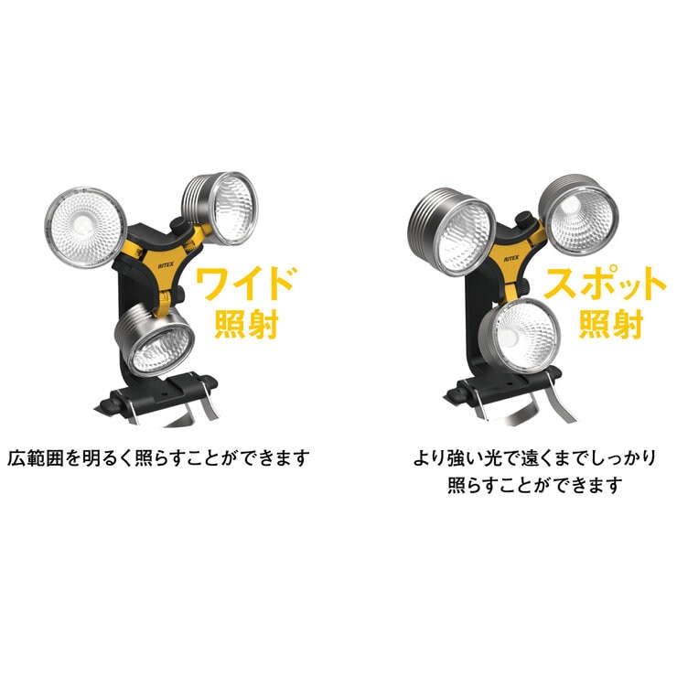 RITEX LED x 3灯 スーパーワークライト WT-1000