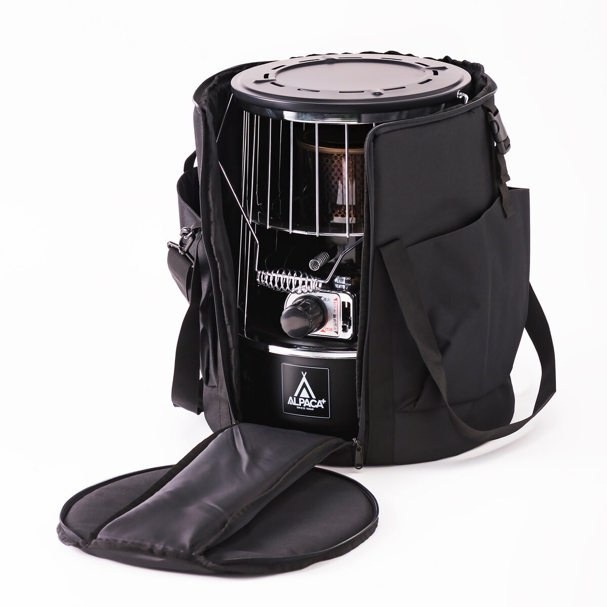 アルパカプラス　石油ストーブ TS-77NC black専用バッグ付き アルパカ プラス ストーブ TS－77NC（専用バッグ付）