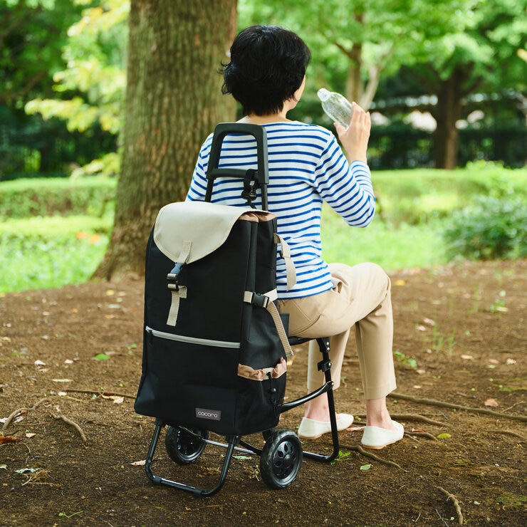 【送料込み】Tokoro LA + EPS 5.8 31L MR ツインスタビ ココロ イス付レギュラーカート モリー ブラック | Costco Japan