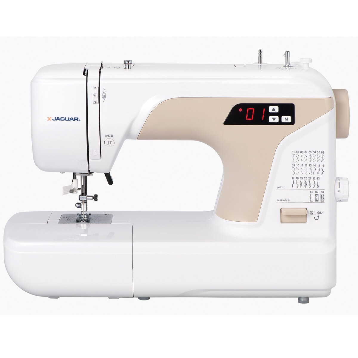ジャガー コンピューターミシン KJM3102W