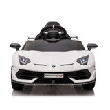 子ども用電動乗用 ランボルギーニ アヴェンタドールSVJ ニ ホワイト