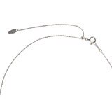 18K ホワイトゴールド あこやパール & ダイヤモンド 0.03カラット ネックレス