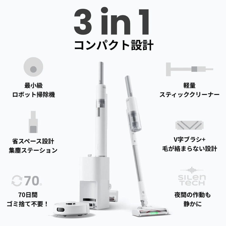 スイッチボット ロボット掃除機 K10+ プロコンボ 交換アクセサリー1年