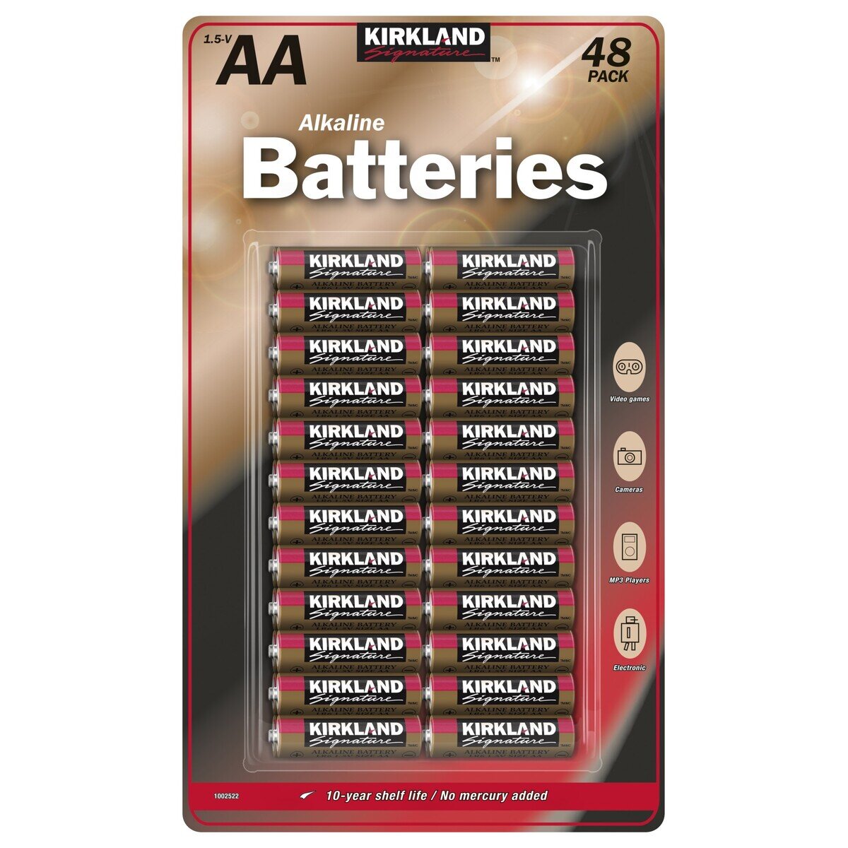 カークランドシグネチャー　アルカリ単3乾電池 48本