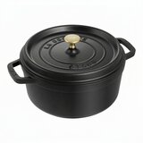 ストウブ ラウンドココット 24cm ブラック/カンパーニュ トリベット(鍋敷き)付き ストウブ ラウンドココット 24cm ブラック/カンパーニュ トリベット(鍋敷き)付き