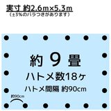 アイネット #3000ブルーシート 2.7 x 5.4m