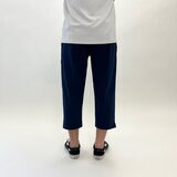 FILA メンズ クロップドパンツ ネイビー L