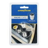 グッドイヤー エアバルブキャップ シルバー 4個入り