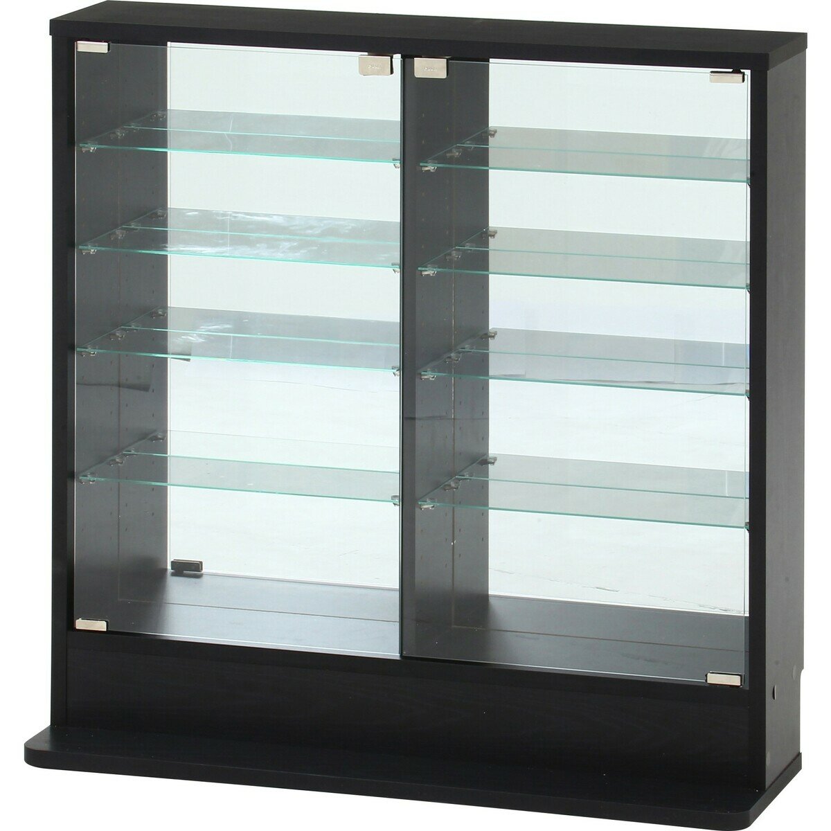 コレクションラック TOR ロータイプミラー付き ブラック