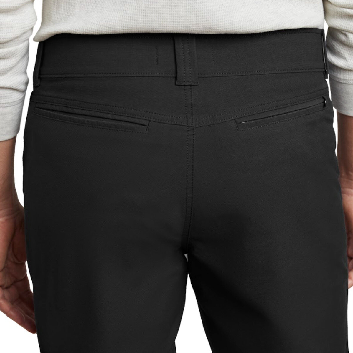 カークランドシグネチャー メンズ ストレッチテックパンツ ブラック ウエスト 30 股下 30