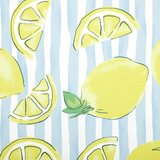 防カビ加工キッチンマットランナー 50cm x 180cm レモン