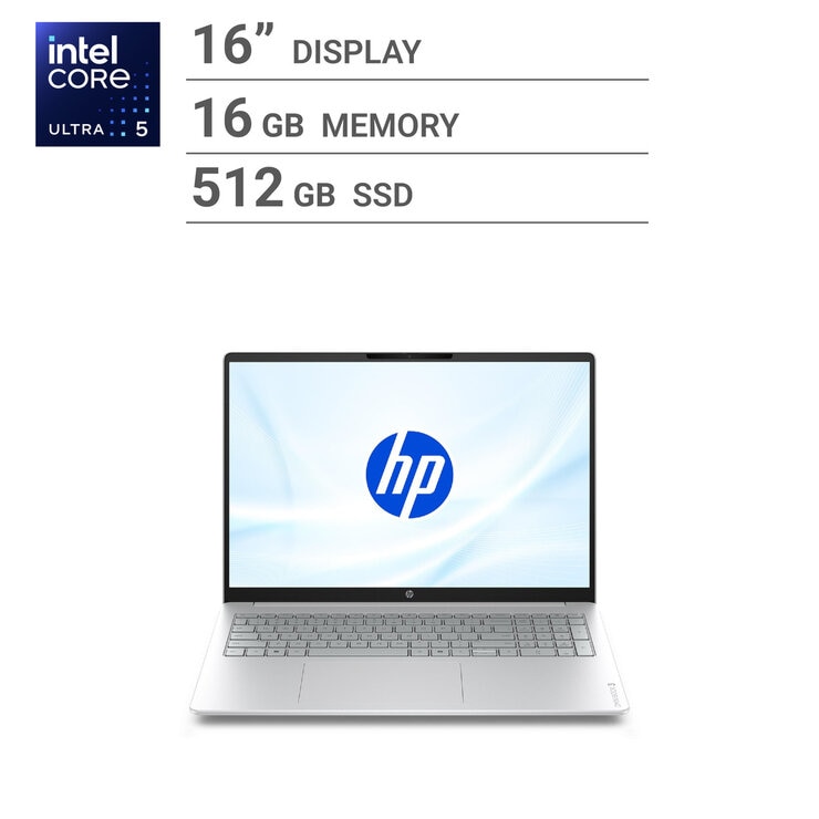HP ノートPC / OMNIBOOK 3 / 16インチ / Core Ultra 5 225U / メモリー16GB / SSD 512GB / グレイシャーシルバー / DD3C9PA-AAAG