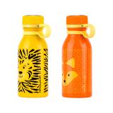 Reduce 保冷ドリンクボトル 子供用 414mlX2 タイガー&キツネ