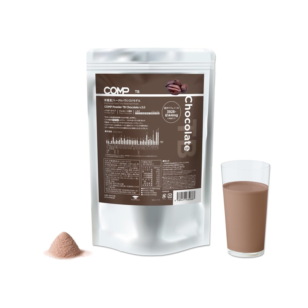 COMP CHOCOLATE 768G