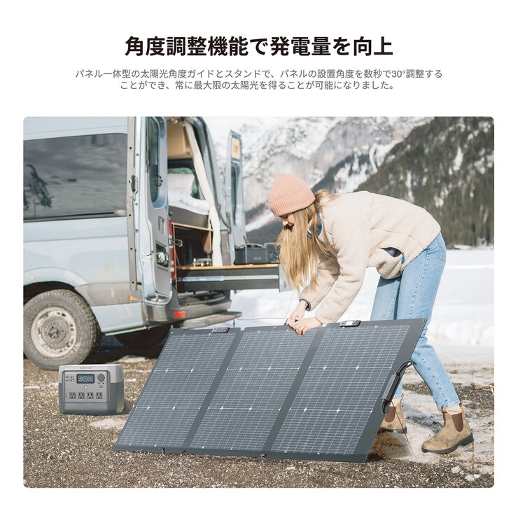 EcoFlow(エコフロー) 160W 両面ソーラーパネル Gen2 変換効率25% EcoFlow(エコフロー) 160W 両面ソーラーパネル Gen2 変換効率25%