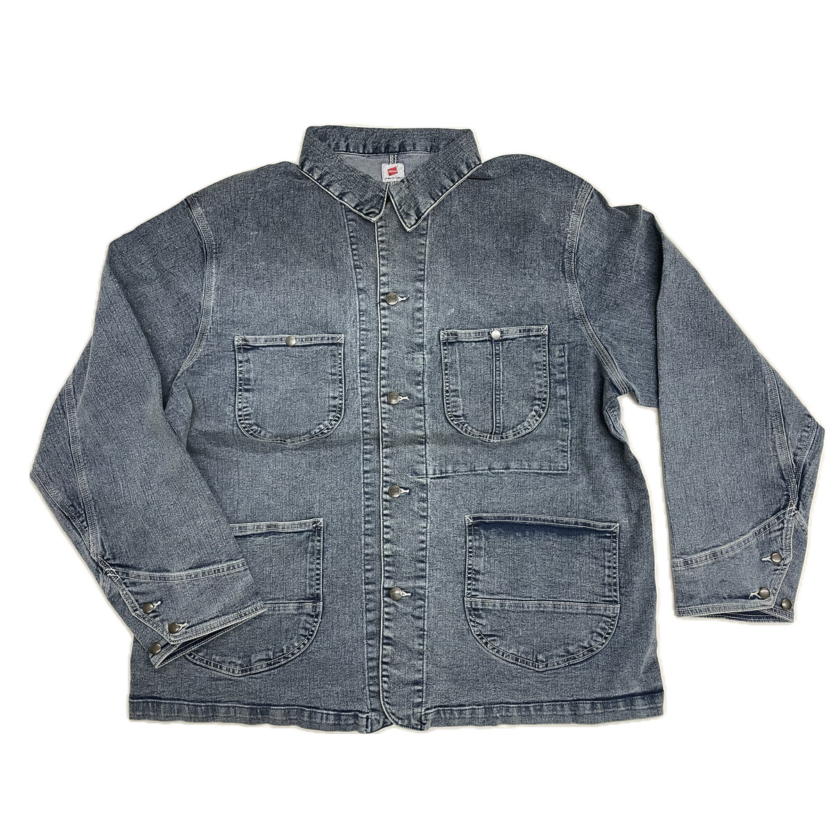 ヘインズ BIG SIZE ストレッチデニムカバーオール