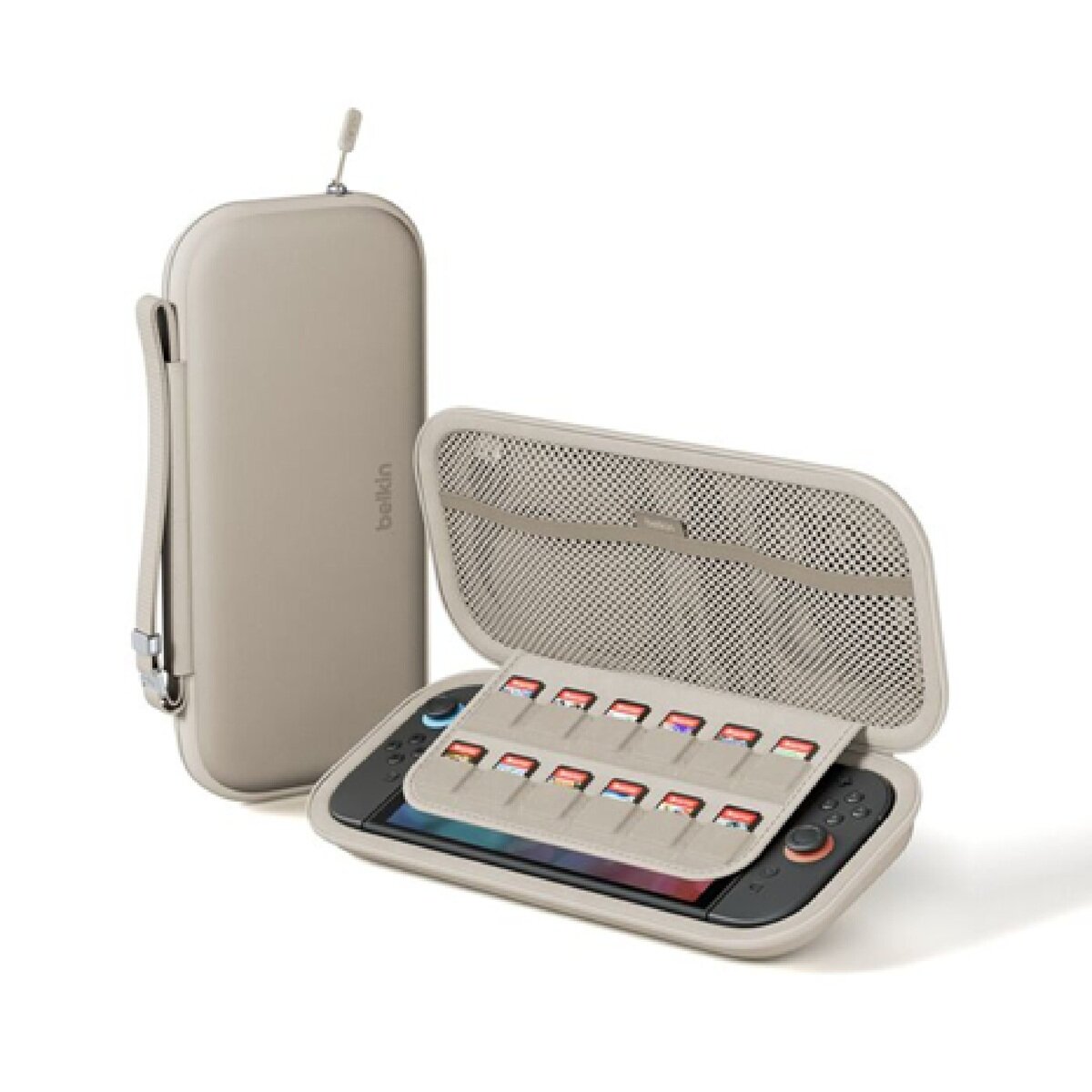 Belkin Nintendo Switch2 用 トラベル用ゲームカードケース サンド