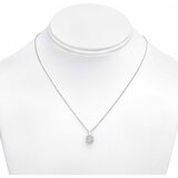18K ホワイトゴールド 0.22カラット ダイヤモンド ペンダント