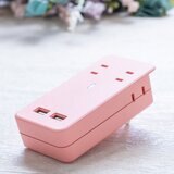 Fargo（ファーゴ）SATI COLOR(サティカラー) AC4個口 4.2A USB 全14色 CT221 コーラルピンク