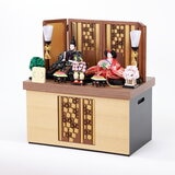 ひな人形 親王収納飾り 4M12-CS-202