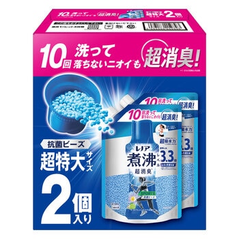 レノア 煮沸レベル 消臭抗菌 ビーズ スポーツ クールリフレッシュ&シトラスの香り 1,410ml x 2パック