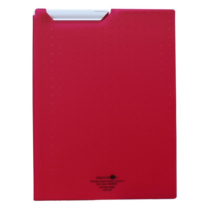 A4 クリップファイル 10冊組 レッド A4 クリップファイル 10冊組 レッド
