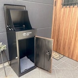 パイクスピーク 上開き宅配ボックス P0021 ディープウッド