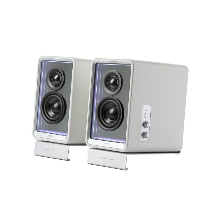 EDIFIER デスクトップスピーカー ED-QR65 ホワイト EDIFIER デスクトップスピーカー ED-QR65 ホワイト