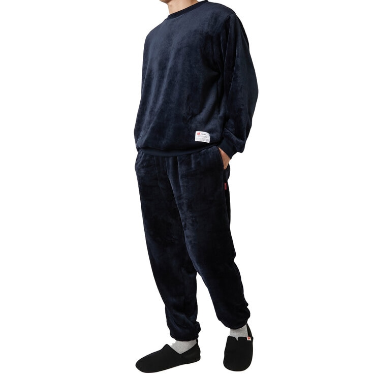 ヘインズ メンズ ラウンジセット ネイビー L