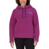 フィラ レディース フリースパーカー パープルワイン L フィラ レディース フリースパーカー パープルワイン L