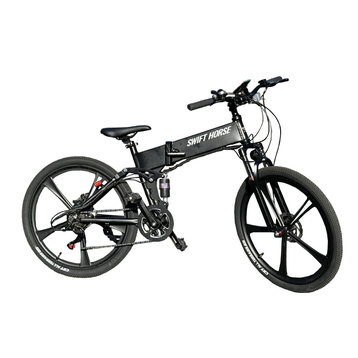 SWIFT HORSE 2 折り畳み 電動アシスト マウンテンバイク 黒