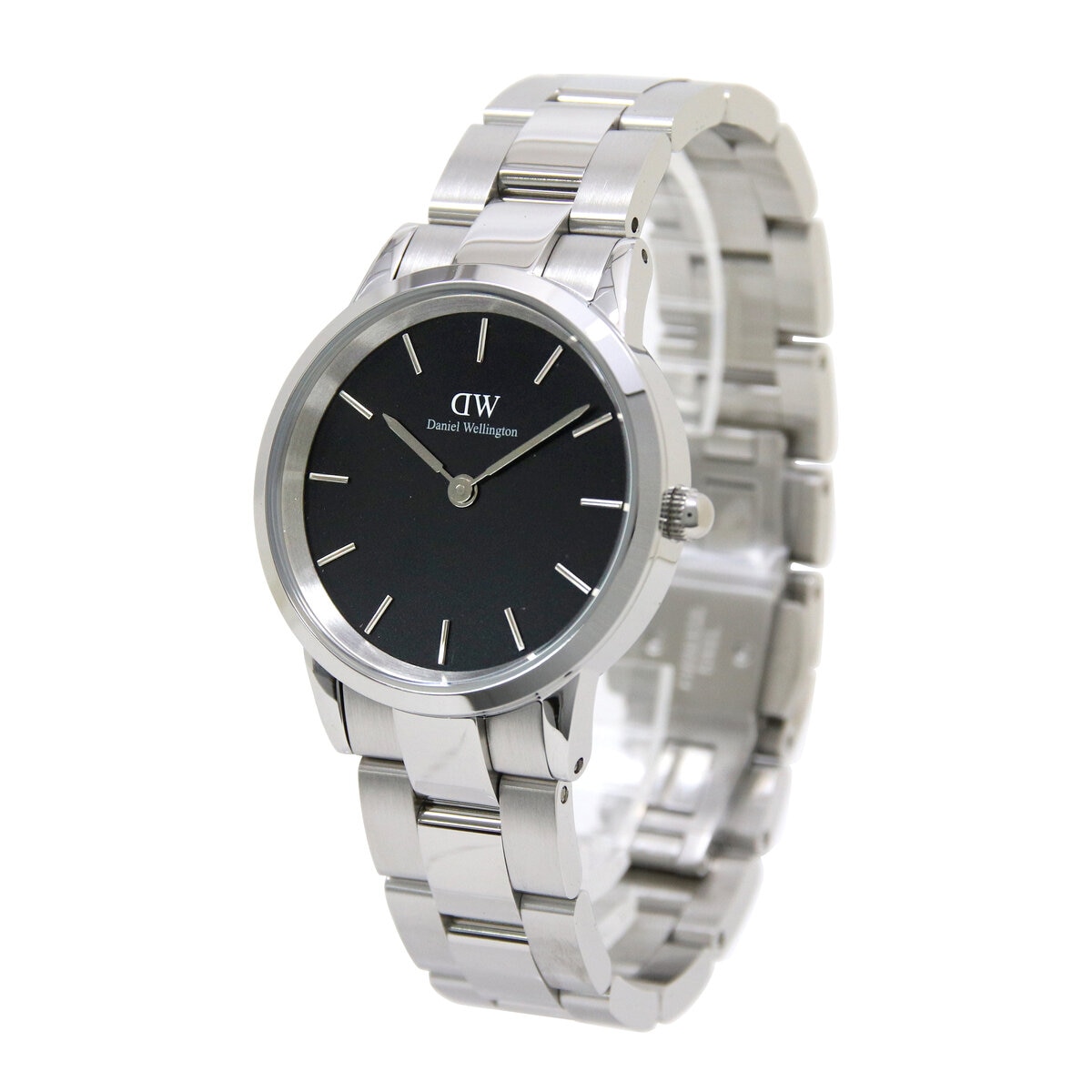 ダニエル ウェリントン アイコニック リンク DW00100206 シルバーｘブラック 32mm