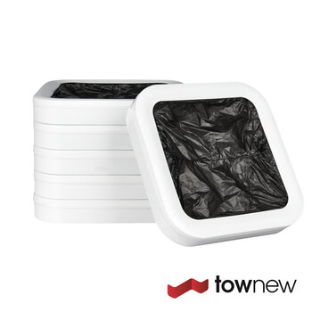 townew（トーニュウ）リフィルゴミ箱（T1, T AirX用）６個セット ブラック