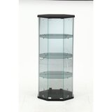 ガラスコレクションケース BAAL コーナー ブラック