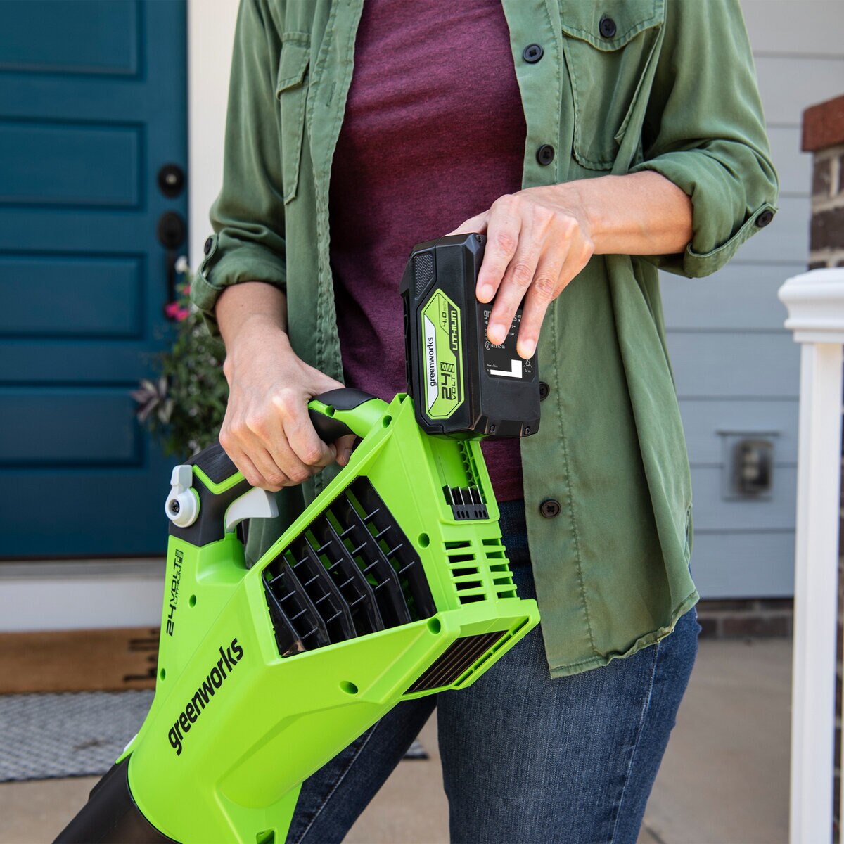 Greenworks 24V 4Ah BAG709 電動工具用バッテリー【専用チャージャー別売】