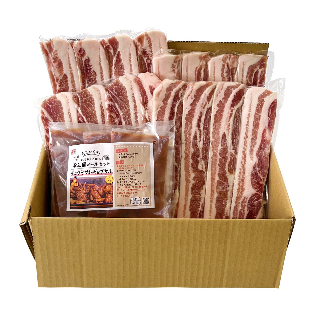 冷凍】李朝園 サムギョプサル1.6kg・味付チュクミ480g BBQセット | Costco Japan