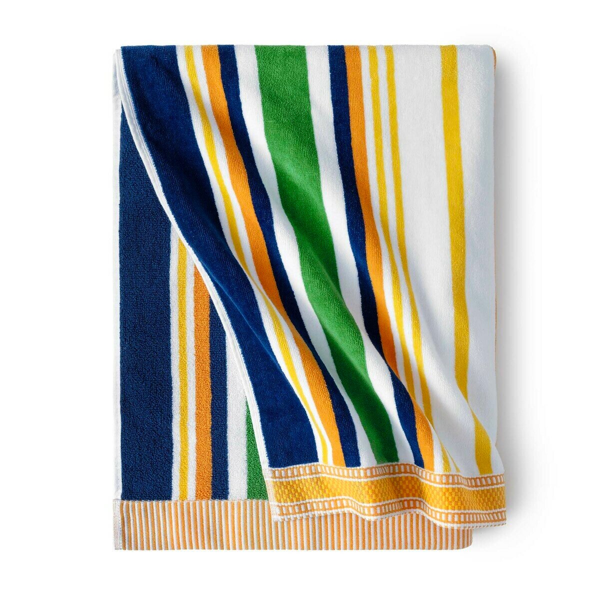 大判ビーチタオル 101cm x 182cm ミラーストライプ