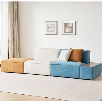 ModuCube サイドテーブル付きソファ 4ピース