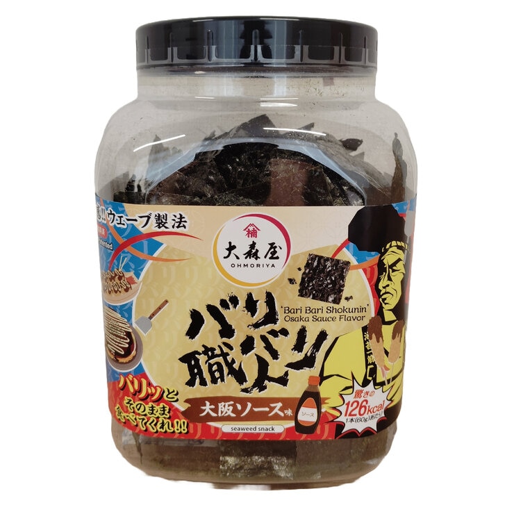 大森屋バリバリ職人 60g 大阪ソース味 大森屋バリバリ職人 60g 大阪ソース味